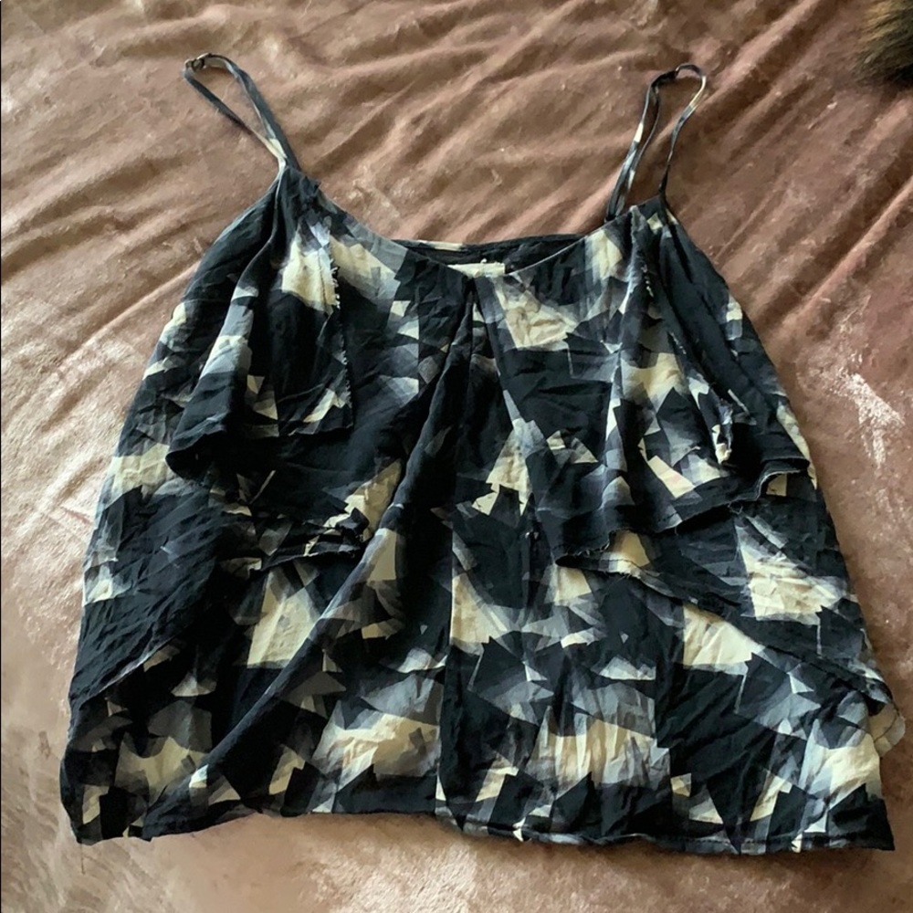 Raw Edged Ruffle Cami